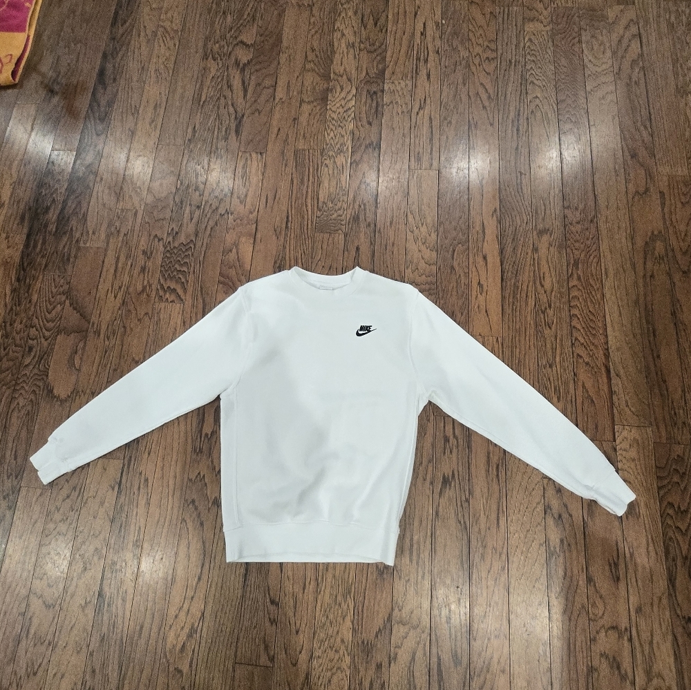 Nike Men's White Sweatshirt